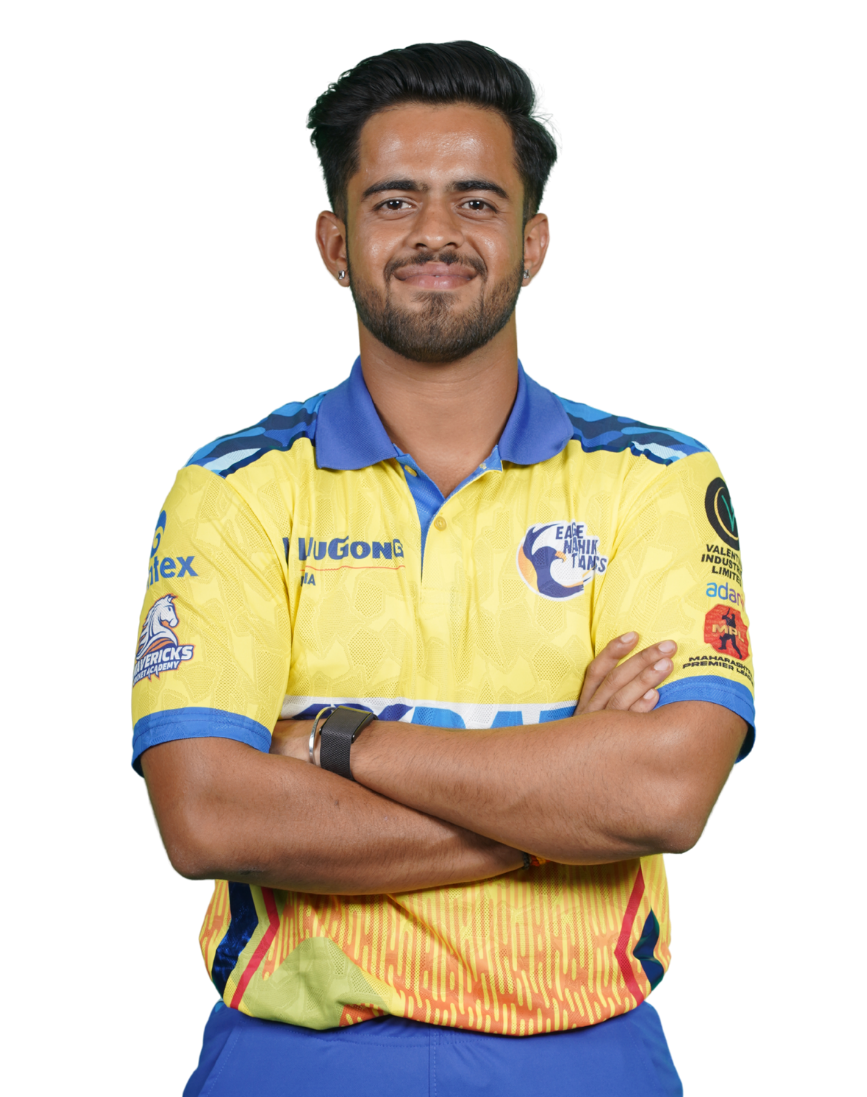  Eagle Nashik Titans MPL 2025 Match at MCA Stadium Prashant Solanki (C)