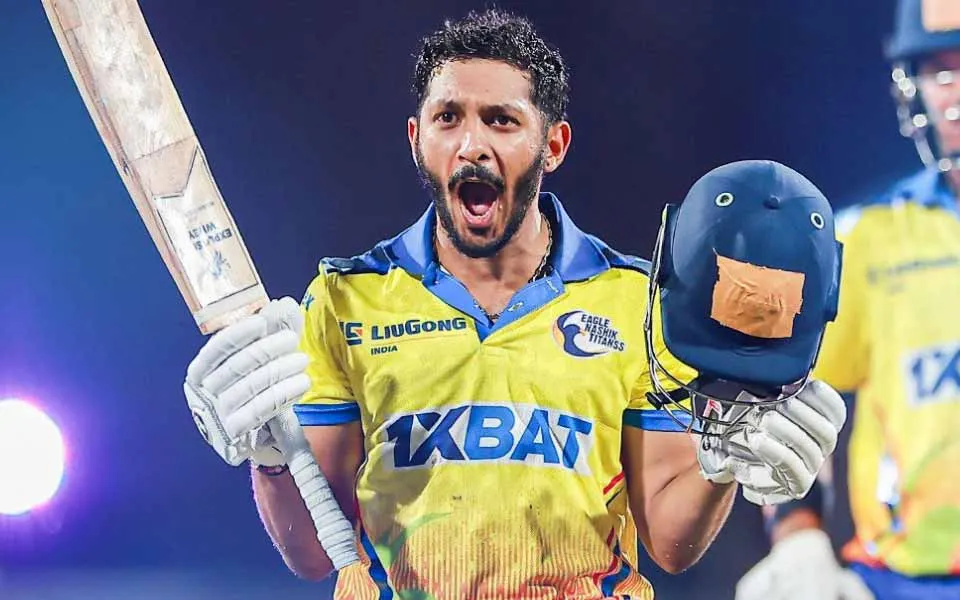 Eagle Nashik Titans MPL 2025 Match at MCA Stadium Eagle Nashik Titans registered an eight-wicket win in the opening match of the Maharashtra Premier League (MPL) 2025 on Wednesday, June 4.