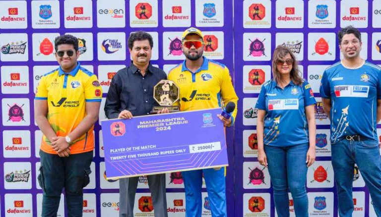 Eagle Nashik Titans MPL 2025 Match at MCA Stadium Eagle Nashik Titans ease past Ratnagiri Jets.